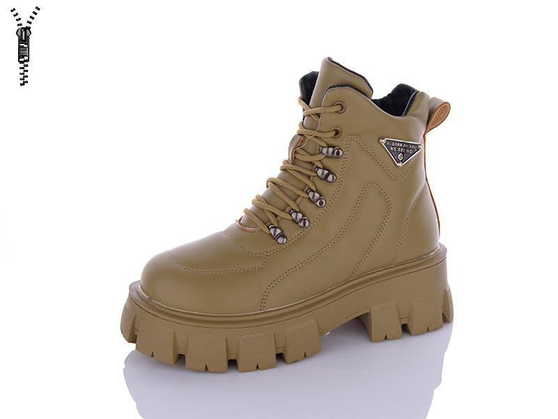 Ботинки женские зима Башили (36-41) F110 khaki (зима)