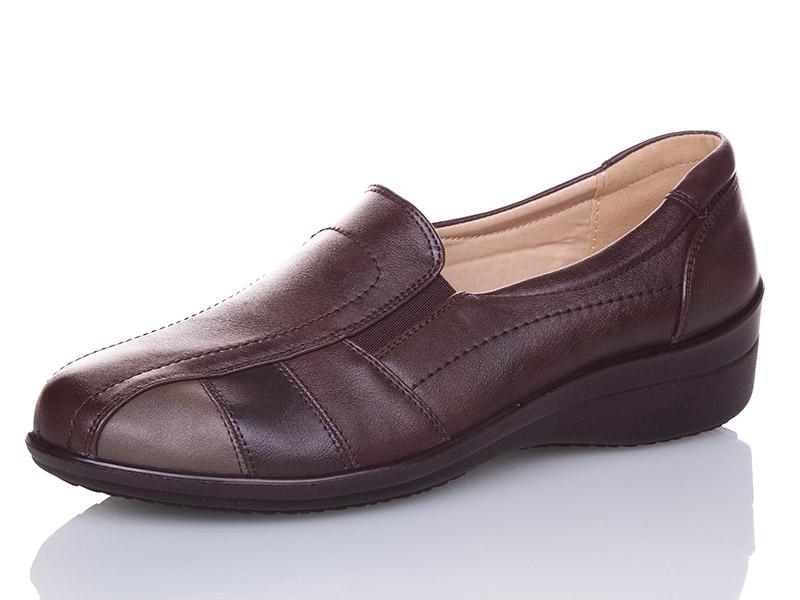 Туфли женские Chunsen (41-43) 57103D-8 батал (деми)