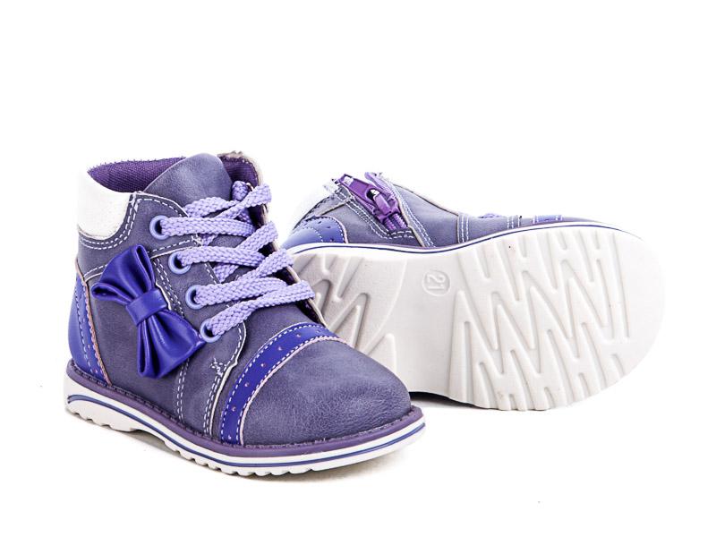 Кроссовки для девочек С.Луч (21-26) M163-2 purple (деми)