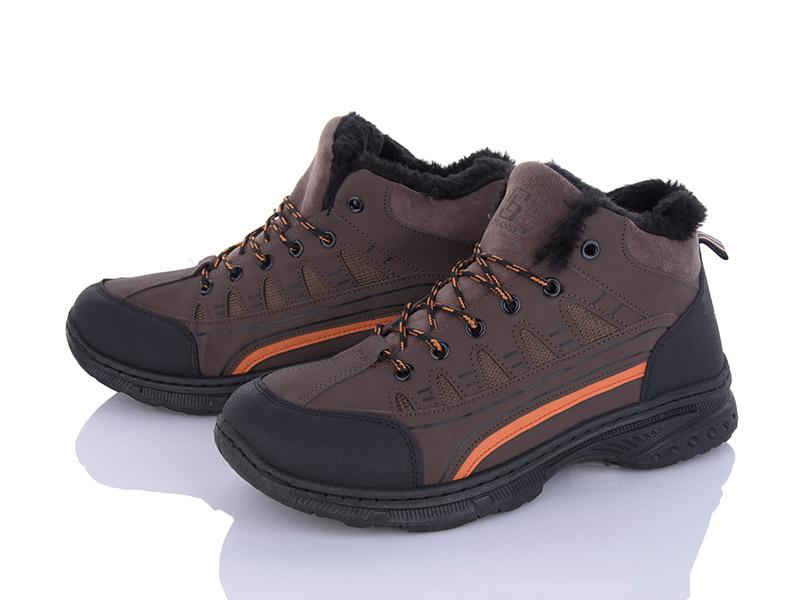 Ботинки мужские зима KH Shoes (42-47) 215-4 батал (зима)