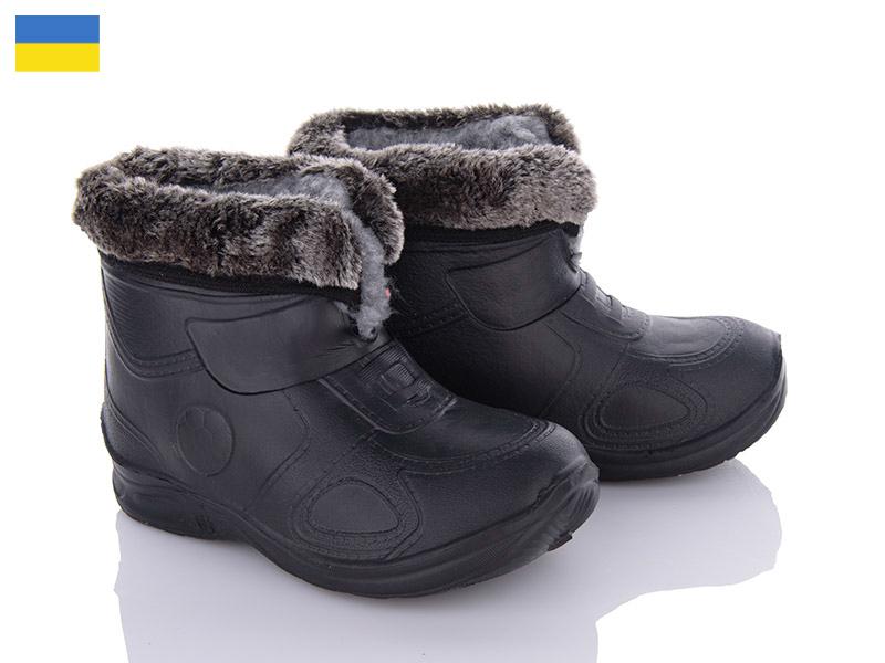 Ботинки детские зимние для девочек Roks (24-31) Roksol 1509 чорний (зима)