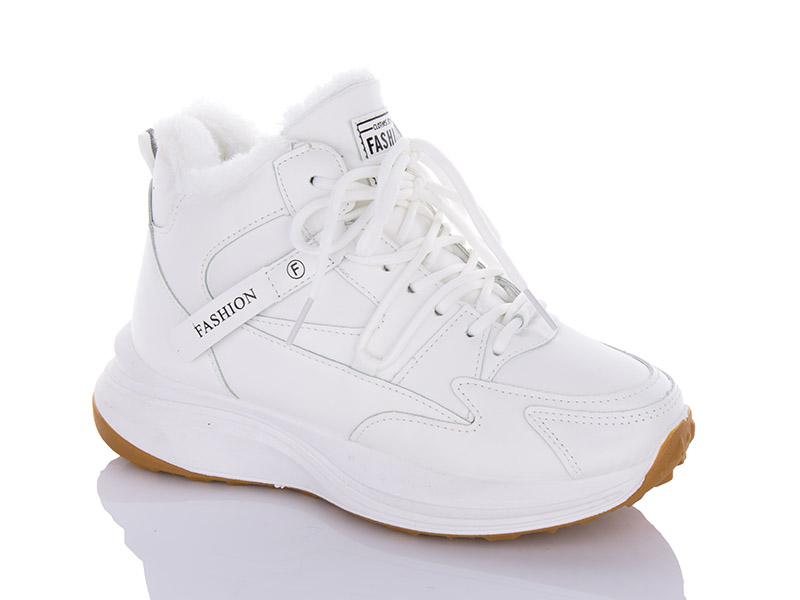 Кроссовки женские зима ABA2 (36-41) SG01 white (зима)