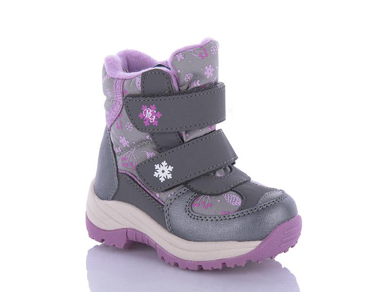 Ботинки детские зимние для девочек BG (23-28) HL22-2-0212 термо (зима)