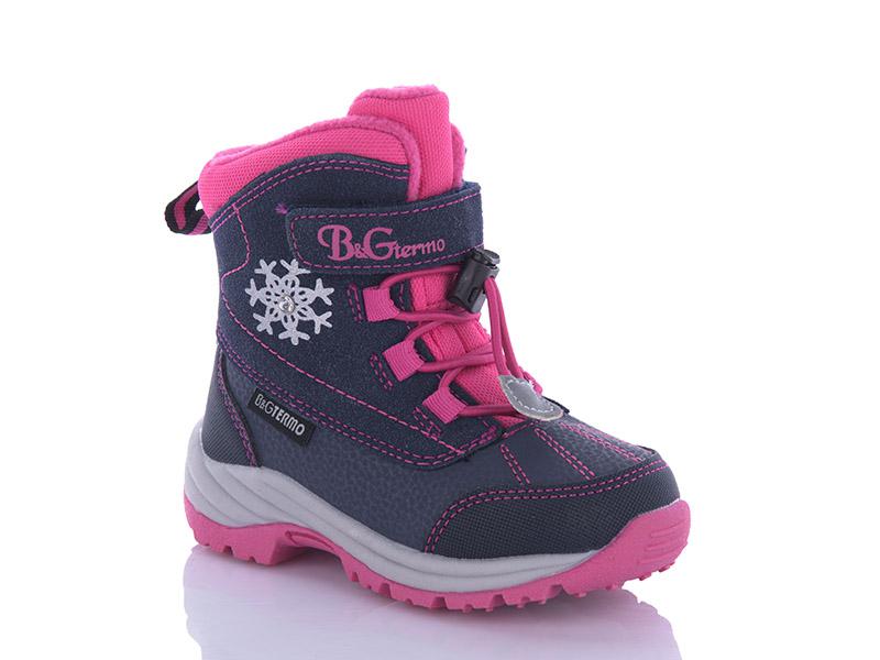 Ботинки детские зимние для девочек BG (23-28) R22-1-0120 термо (зима)