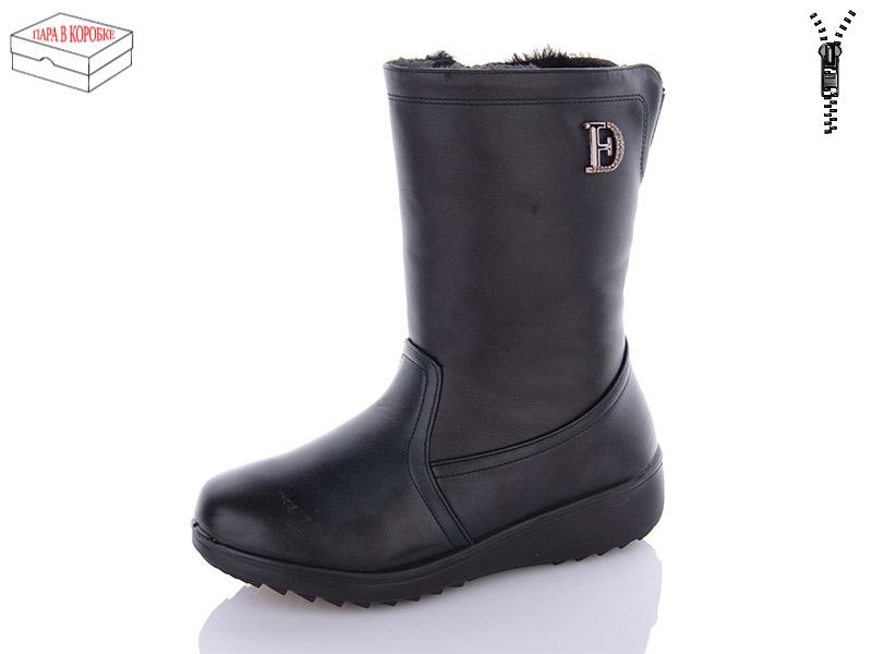 Ботинки женские зима QQ Shoes (37-42) WY7-1 (зима)