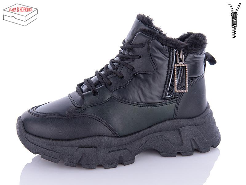 Ботинки женские зима QQ Shoes (36-41) X106-1 (зима)