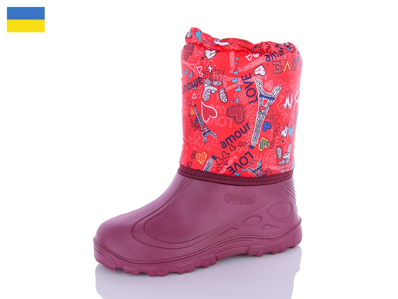 Сапоги детские для девочек зима KH Shoes (30-37) 11-3 (зима)