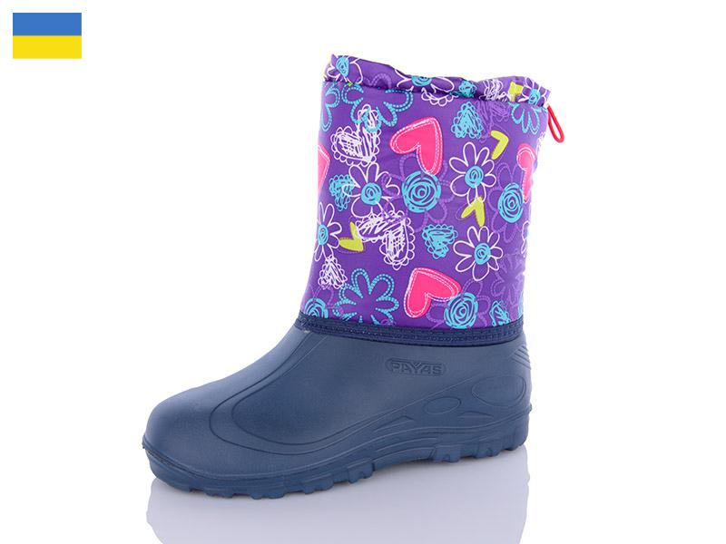 Сапоги детские для девочек зима KH Shoes (30-37) 11-4 (зима)