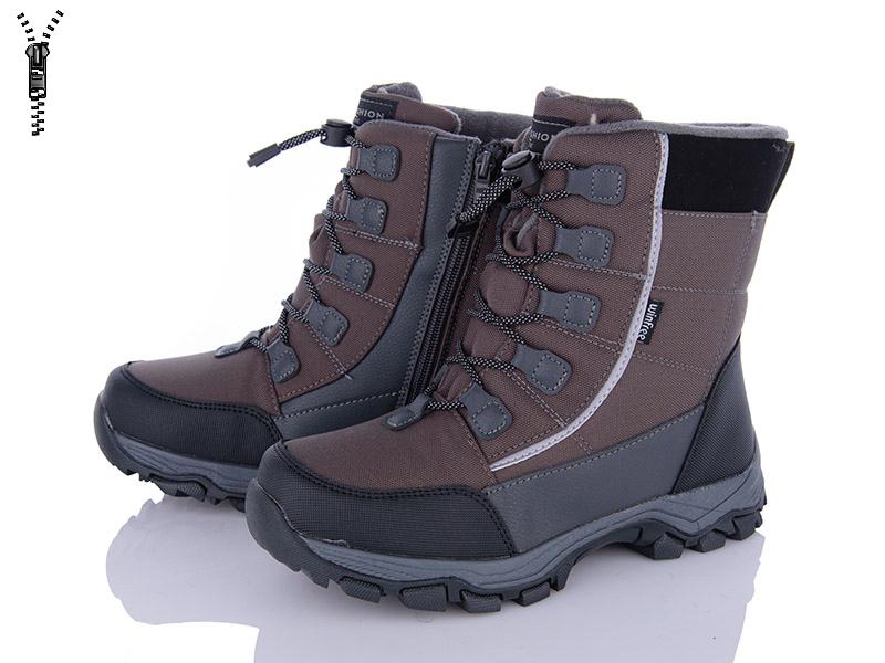 Ботинки подростковые зима OkShoes (36-41) 8891-6K (зима)