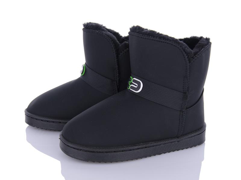Угги (UGG) детские OkShoes (31-36) A306 black (зима)