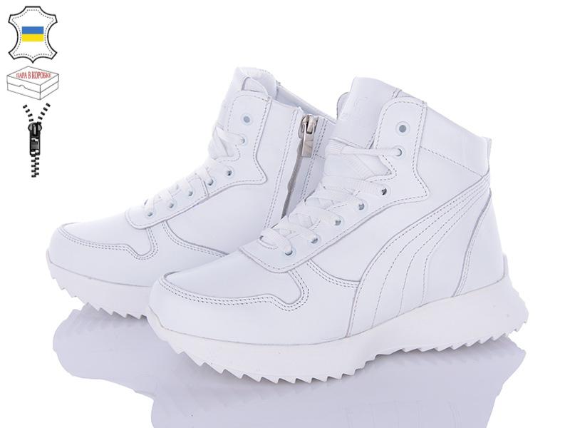 Ботинки женские зима Cross-Shop (36-41) 23-51W білий (зима)