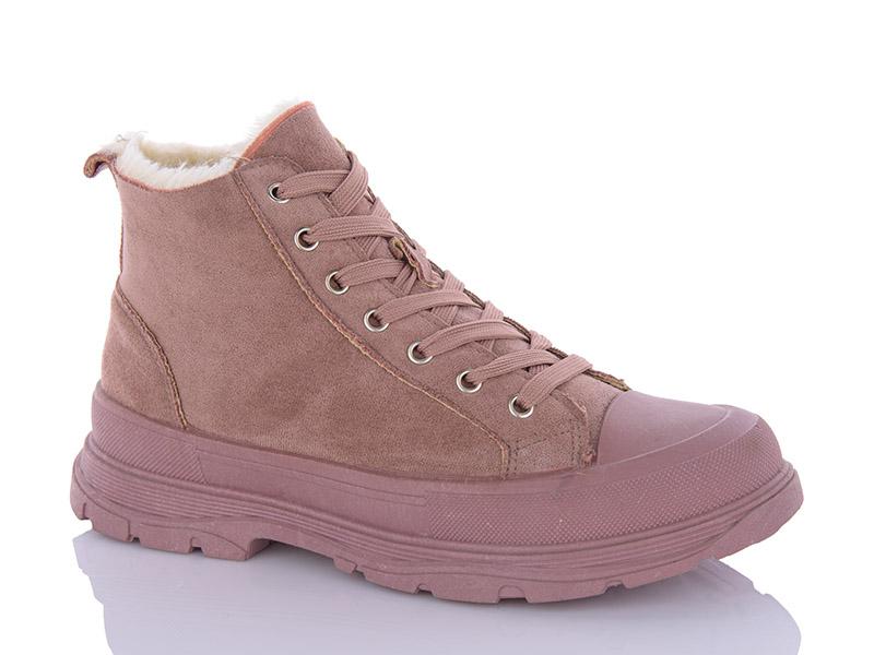 Ботинки женские зима QQ Shoes (36-41) J596-3 (зима)