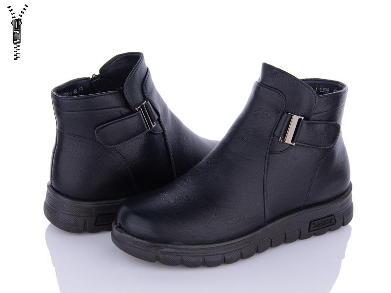 Ботинки женские зима OkShoes (39-42) A0398-1 (зима)