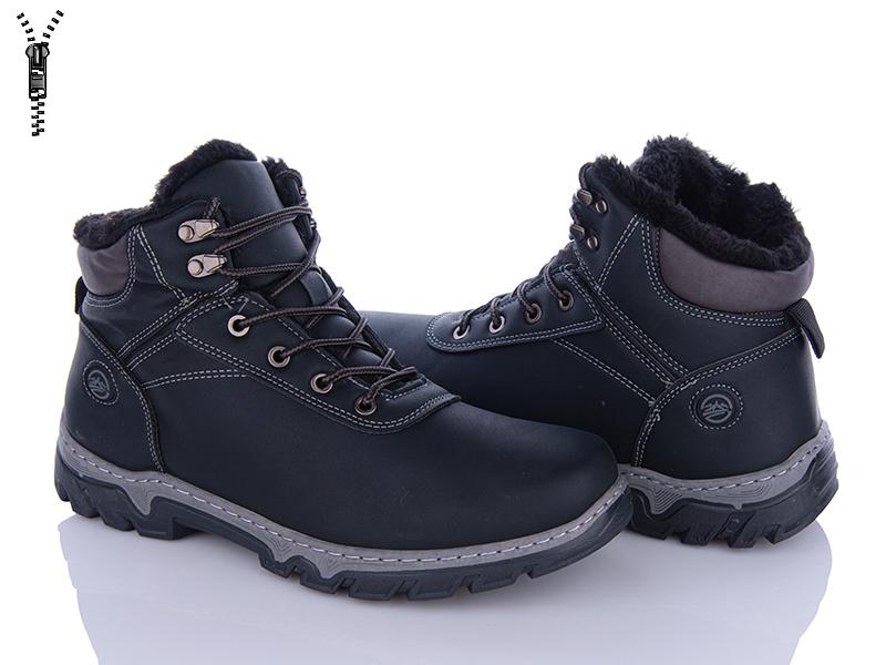 Ботинки мужские зима Baolikang (40-45) MX2302 black (зима)