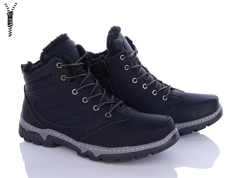 Ботинки мужские зима Baolikang (40-45) MX2305 black (зима)