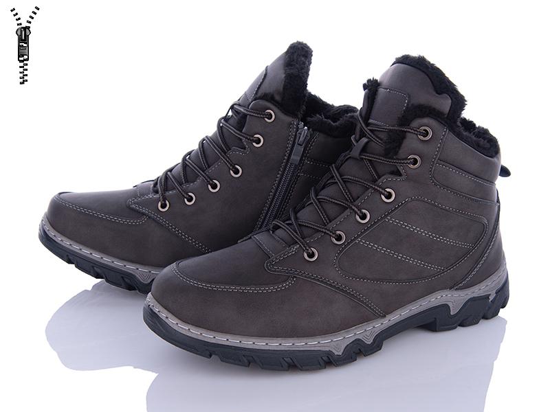 Ботинки мужские зима Baolikang (40-45) MX2305 grey (зима)