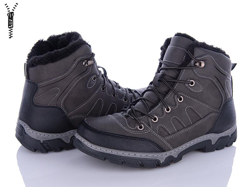 Ботинки мужские зима Baolikang (40-45) MX2306 a.grey (зима)
