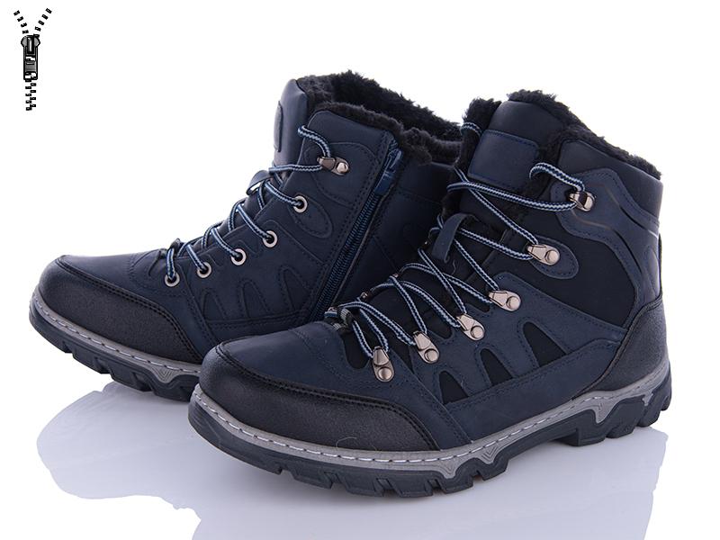 Ботинки мужские зима Baolikang (40-45) MX2306 a.navy (зима)