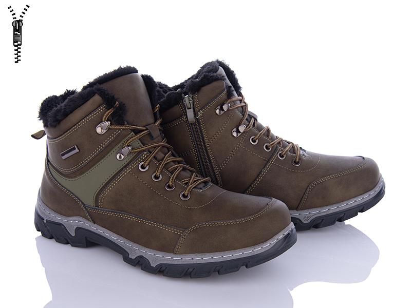 Ботинки мужские зима Baolikang (40-45) MX2502 green (зима)