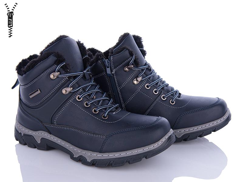 Ботинки мужские зима Baolikang (40-45) MX2502 navy (зима)