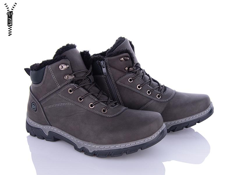 Ботинки мужские зима Baolikang (40-45) MX2302 grey (зима)