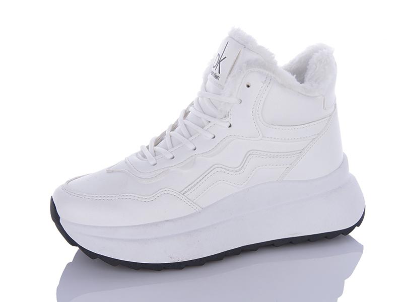 Кроссовки женские зима QQ Shoes (36-41) JP30 white (зима)