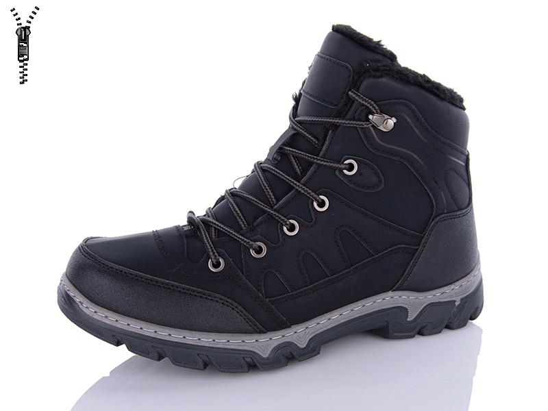 Ботинки мужские зима PET (40-45) A2306A black (зима)