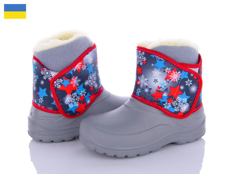 Сапоги детские для девочек зима Malibu (30-36) GKZ085G зірочки (зима)