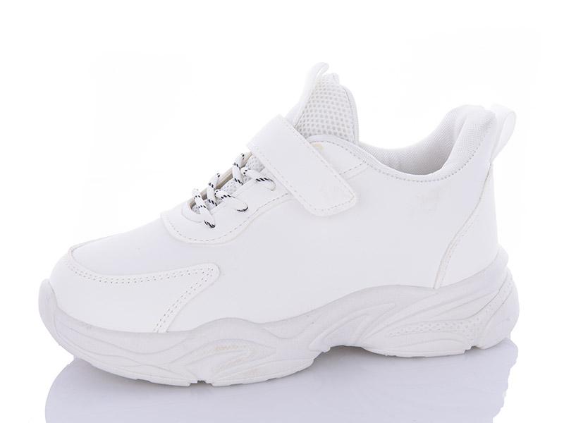 Кроссовки для девочек JIBUKANG (32-37) A780-2 white (деми)