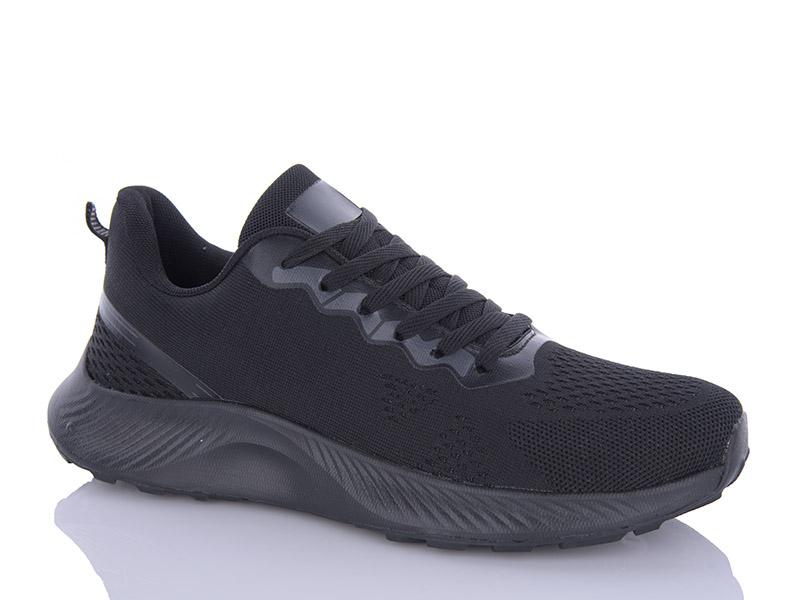 Кроссовки мужские ABA2 (41-46) F131 black (лето)