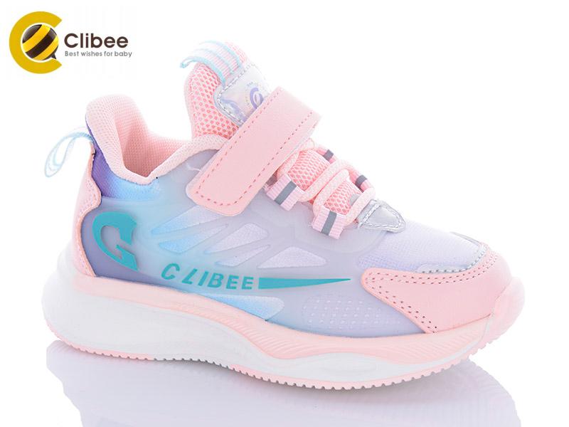 Кроссовки для девочек Clibee-Apawwa (27-31) LB961 pink (деми)