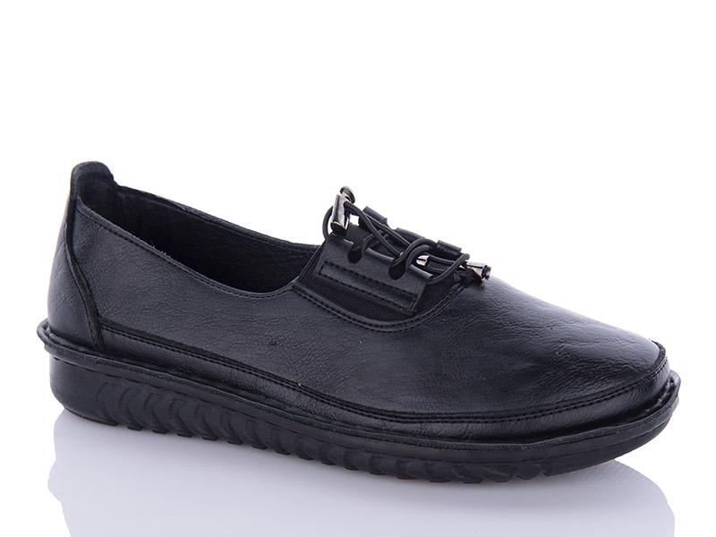Туфли женские Leguzaza (36-42) 2270 black (деми)