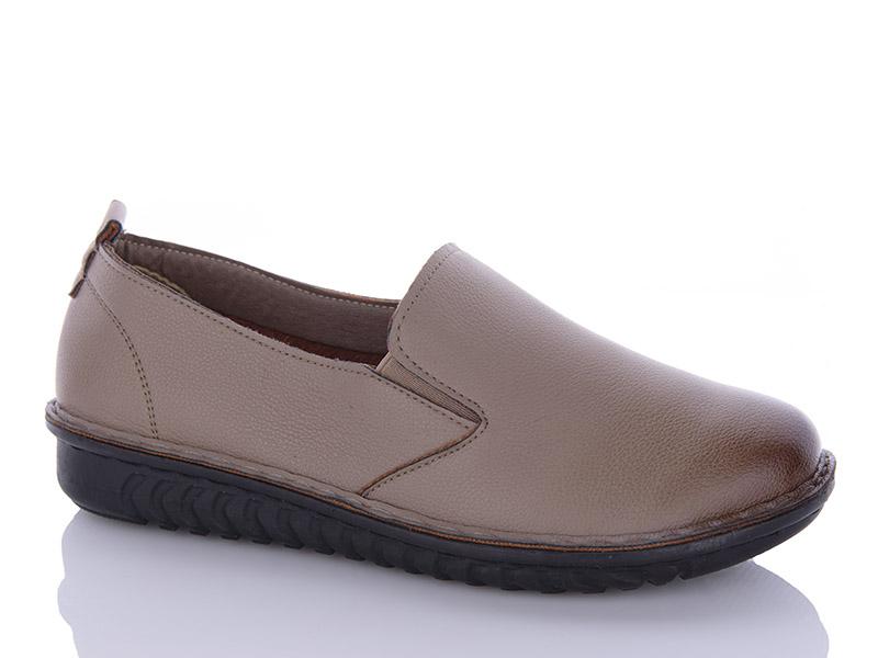 Туфли женские Leguzaza (36-42) 2271 brown (деми)
