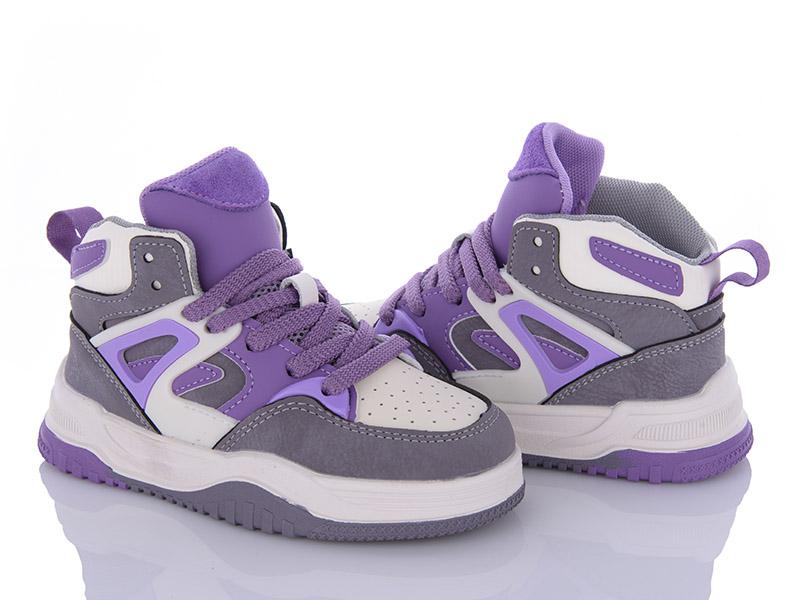 Кроссовки для девочек Clibee (26-31) MQ199-1 purple (деми)