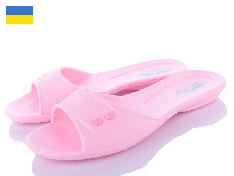 Шлепки женские Slipers (36-40) 107 pink (лето)