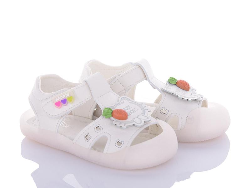 Босоножки детские для девочек Violeta (21-25) DL24-2021-8 white (лето)
