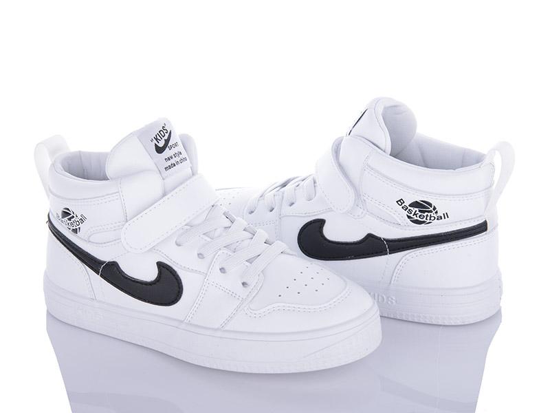 Кроссовки для мальчиков Violeta (31-37) Y125-7792 white-black (деми)