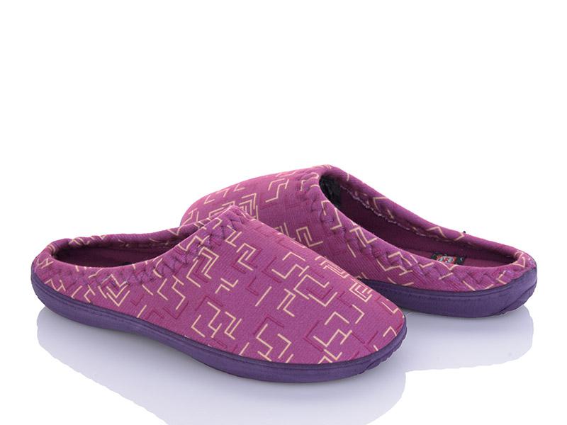 Тапочки женские Soylu (36-40) BC013 purple (деми)