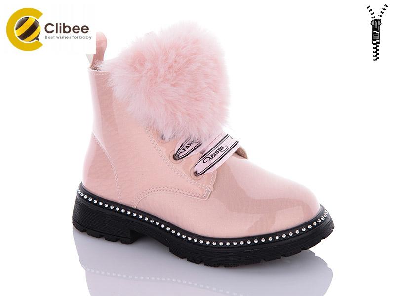 Ботинки для девочек Clibee-Apawwa (25-30) NQ737 pink (деми)