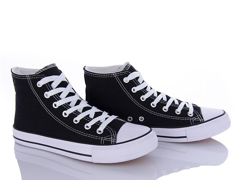 Кеды женские Violeta (36-41) 777-2 black (деми)