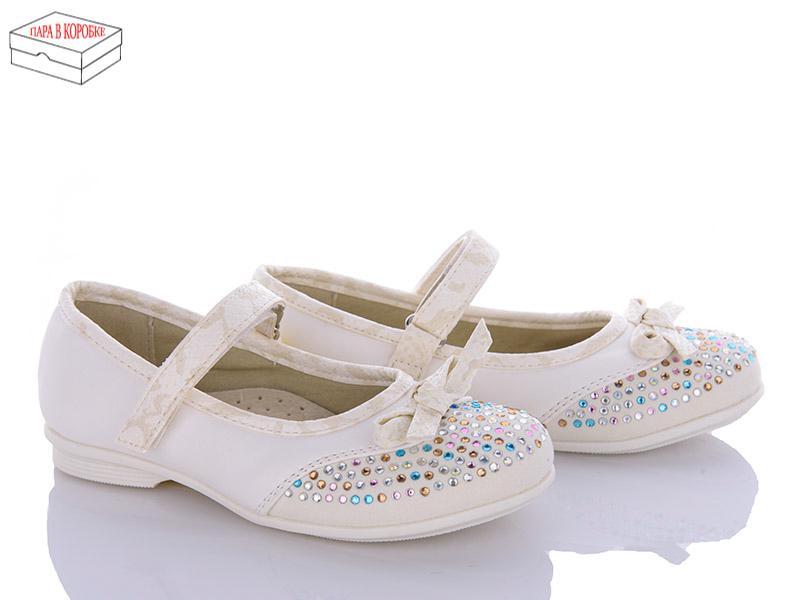 Туфли для девочек Style baby-Clibee (27-32) 3206 white (деми)