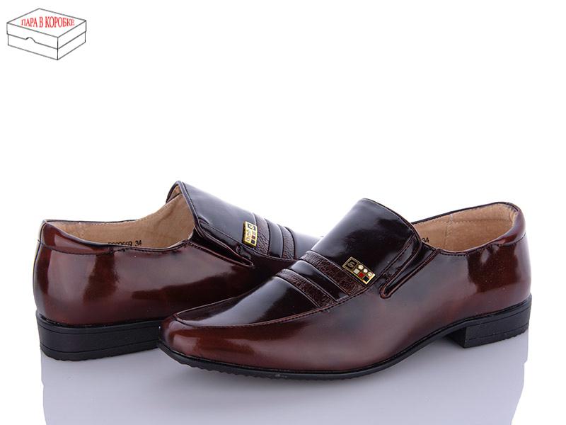 Туфли для мальчиков Style baby-Clibee (32-37) F280559 brown (деми)