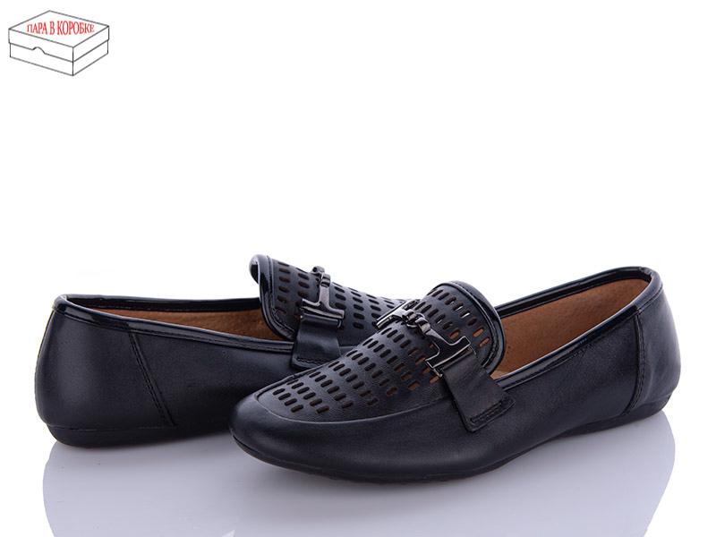 Туфли для мальчиков Style baby-Clibee (32-37) H115 black (лето)
