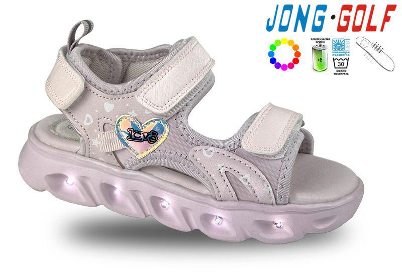 Босоножки детские для девочек Jong-Golf (27-32) B20431-12 LED (лето)