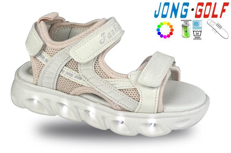 Босоножки детские для девочек Jong-Golf (27-32) B20444-7 LED (лето)