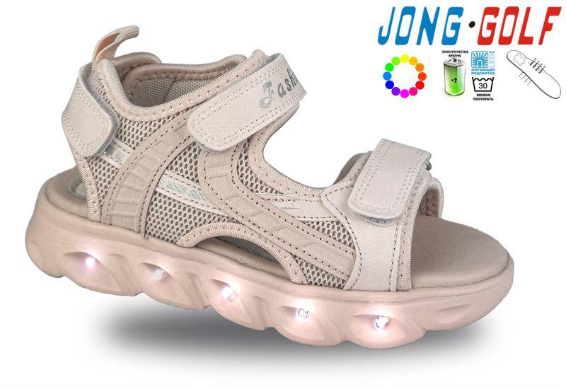 Босоножки детские для девочек Jong-Golf (27-32) B20444-8 LED (лето)