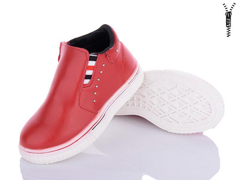 Ботинки для девочек Waldem (26-30) WH01 red (деми)