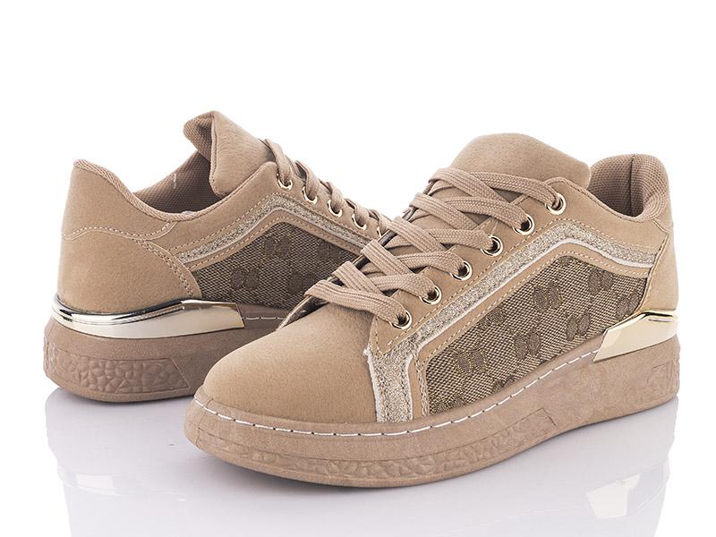 Кроссовки женские Violeta (36-41) 20-890-2 khaki (деми)
