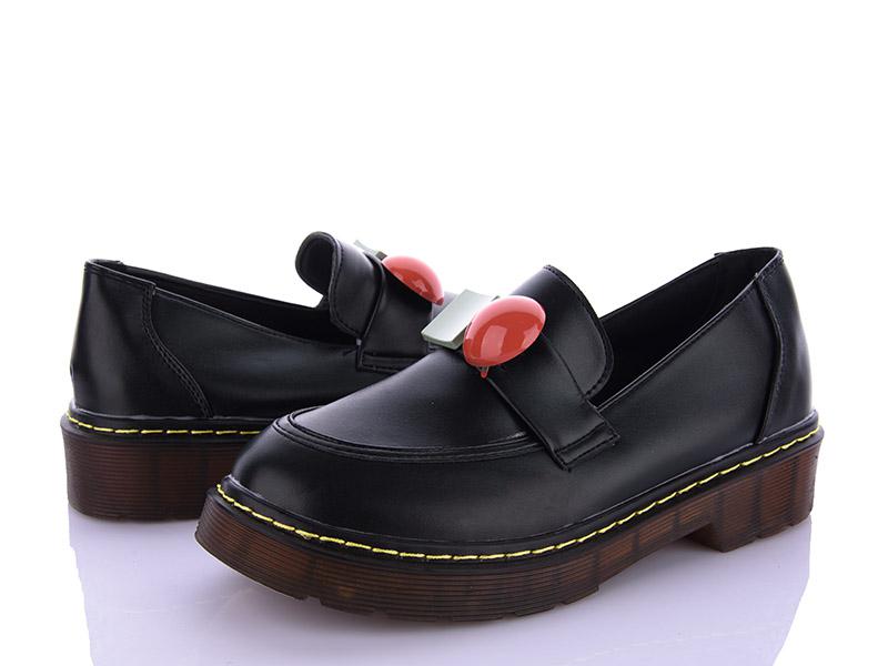 Туфли женские Rama (36-40) A5365 black P (деми)