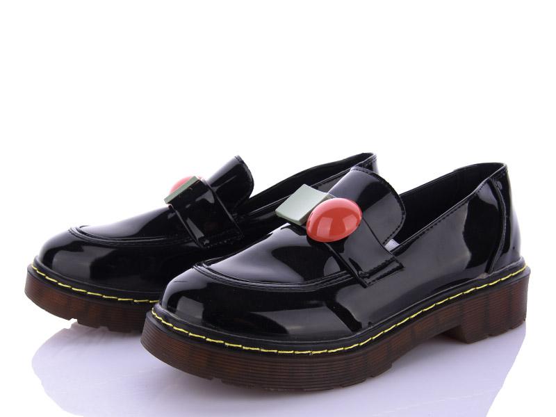 Туфли женские Rama (36-40) A5365-1 black L (деми)